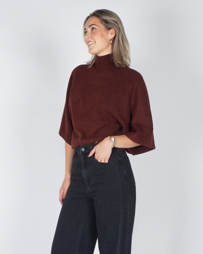 YAYA Wikkelvest met lange mouwen 01-000655-610