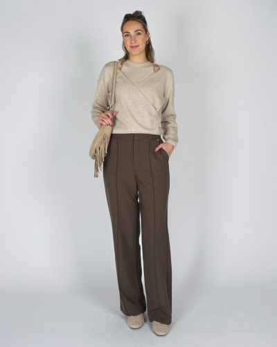 Nukus PULLOVER MEREL LUREX Beige