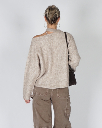 Gossip TRUI MET SCHOUDERDETAIL Beige
