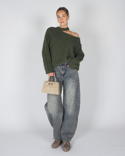 Gossip TRUI MET SCHOUDERDETAIL Groen