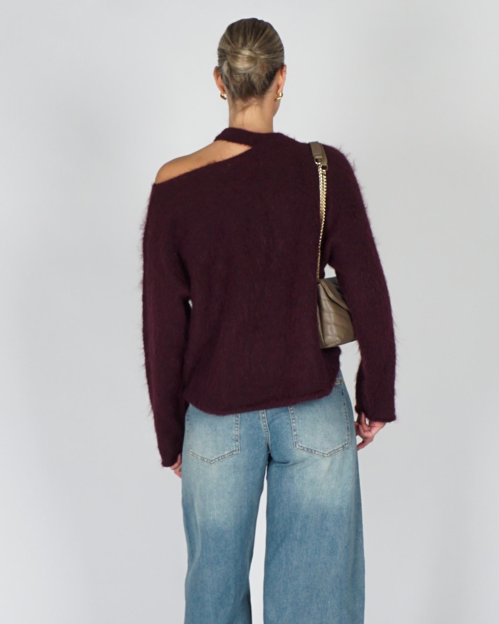 Gossip TRUI MET SCHOUDERDETAIL Plum