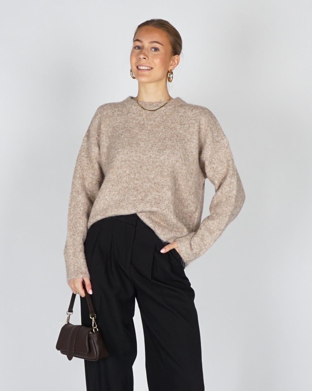 Gossip BASIC GEBREIDE TRUI Beige