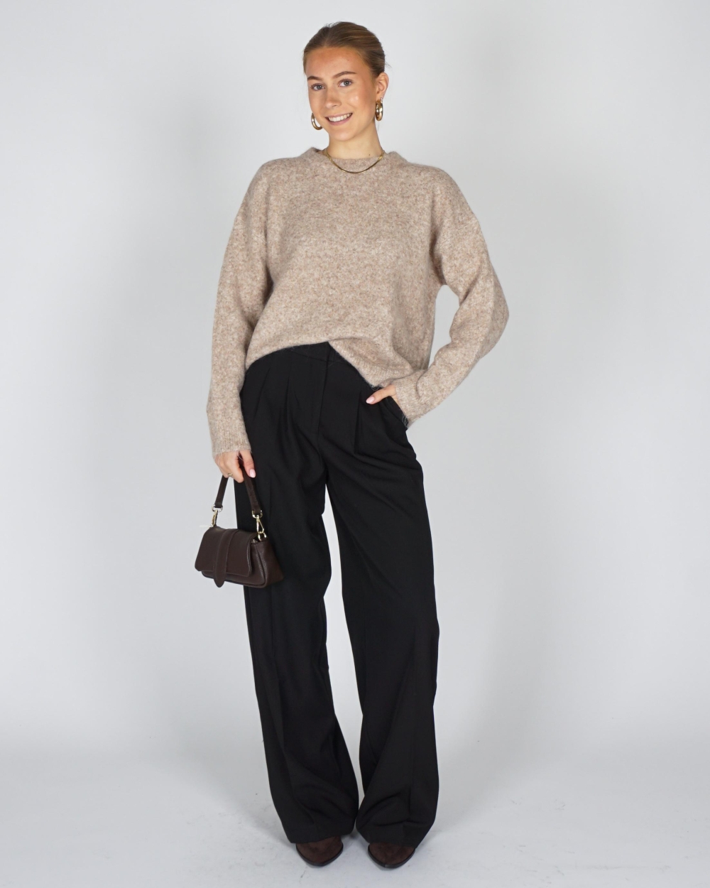 Gossip BASIC GEBREIDE TRUI Beige