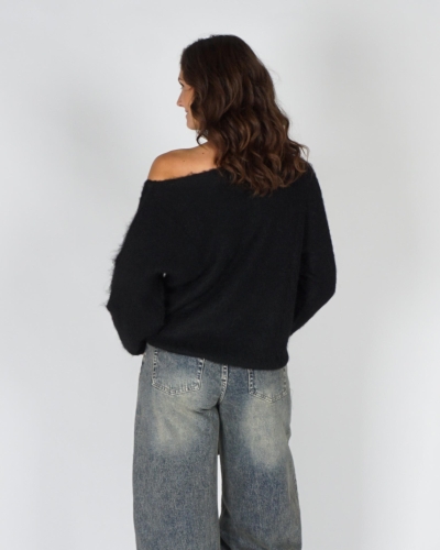 Gossip TRUI MET SCHOUDERDETAIL Zwart