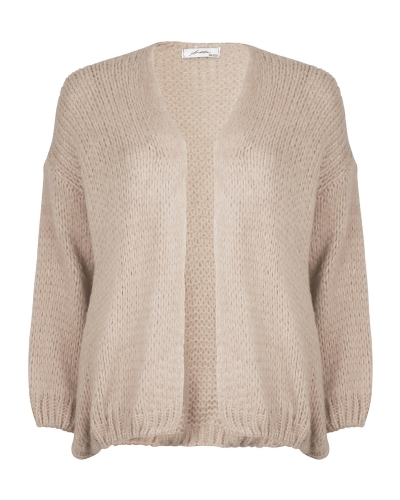 Ambika BEIGE GROF GEBREID VEST