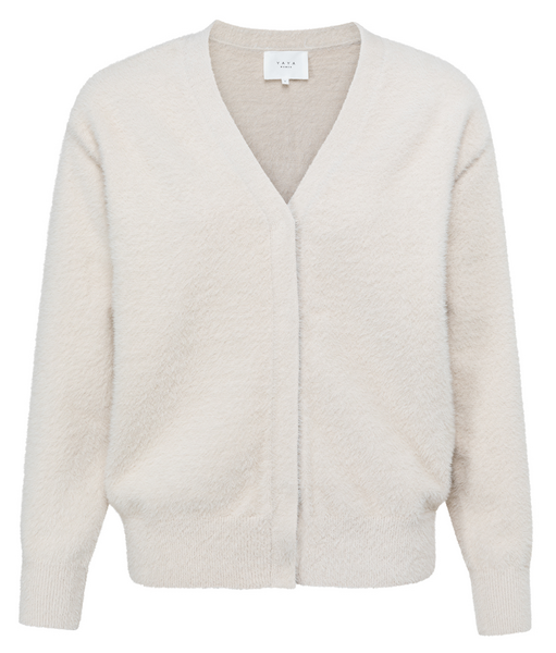 FLUFFY VEST MET DRUKKNOPEN 