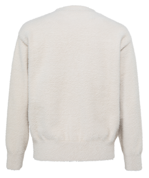 FLUFFY VEST MET DRUKKNOPEN 