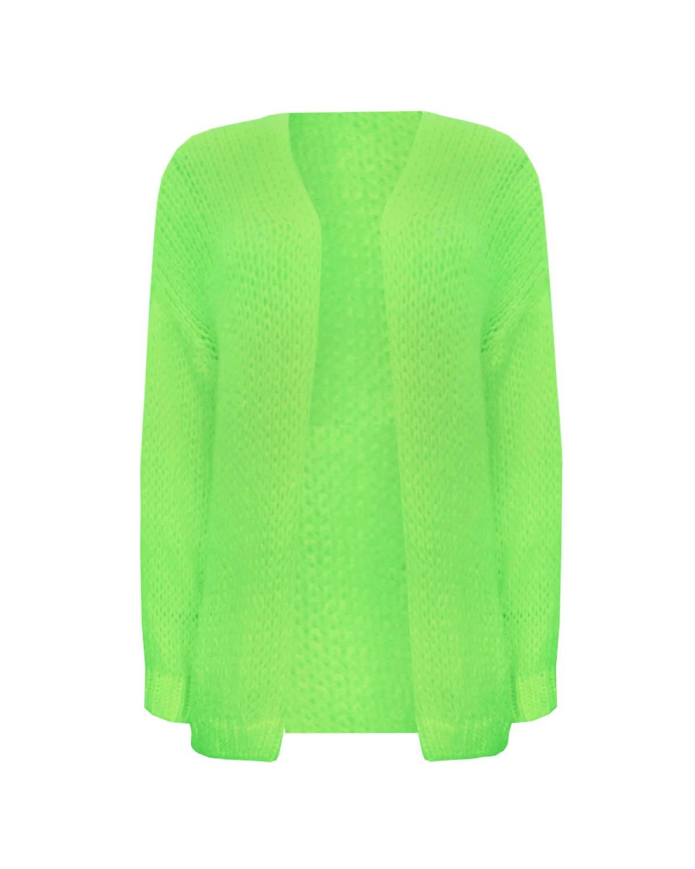 Ambika GROF GEBREID VEST Groen