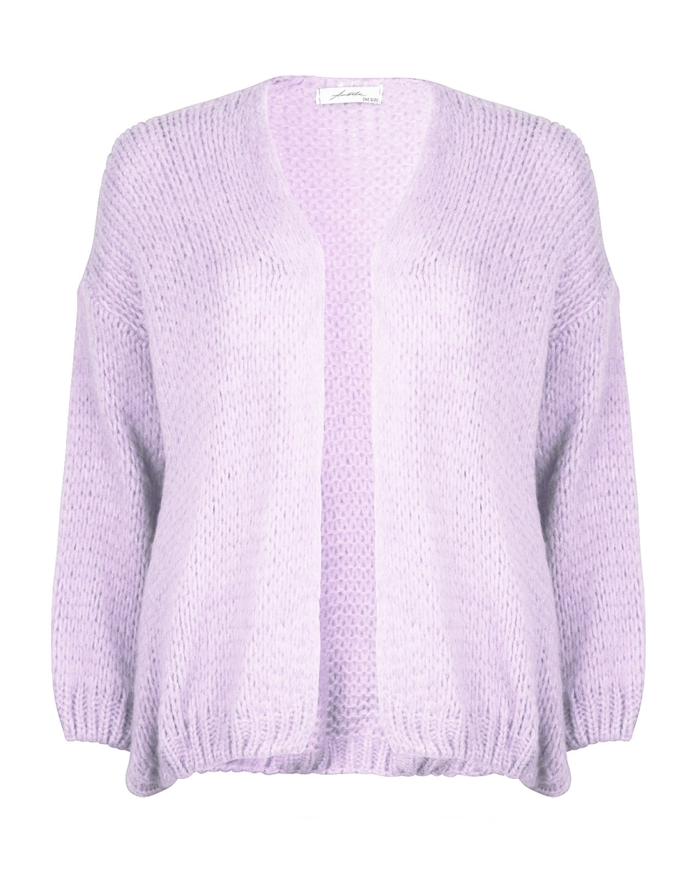 LILA GROF GEBREID VEST