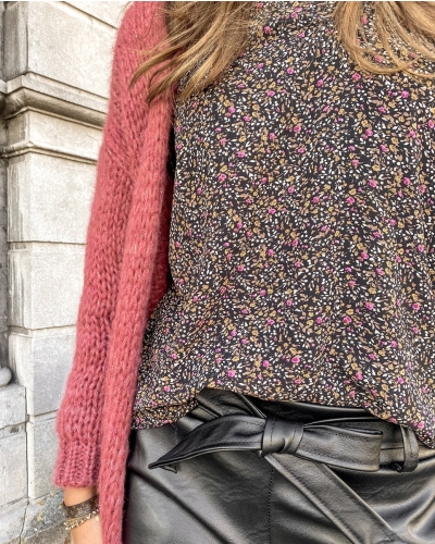 Ambika DUSTY ROSE GROF GEBREID VEST