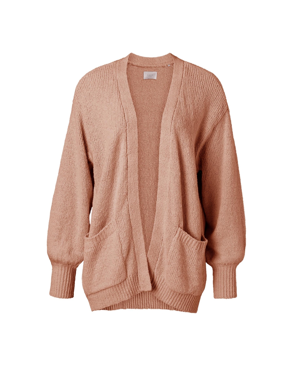 GROF GEBREID VEST ROZE