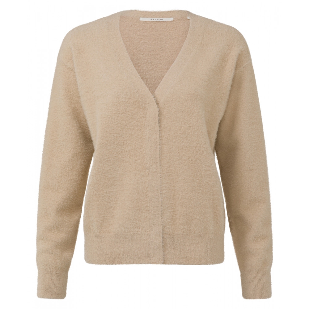 FLUFFY VEST BEIGE