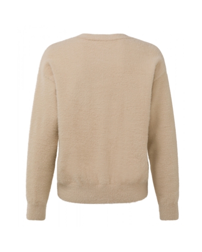 FLUFFY VEST BEIGE