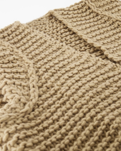 GILET CHERISE BEIGE