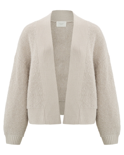 YAYA OPEN VEST BEIGE