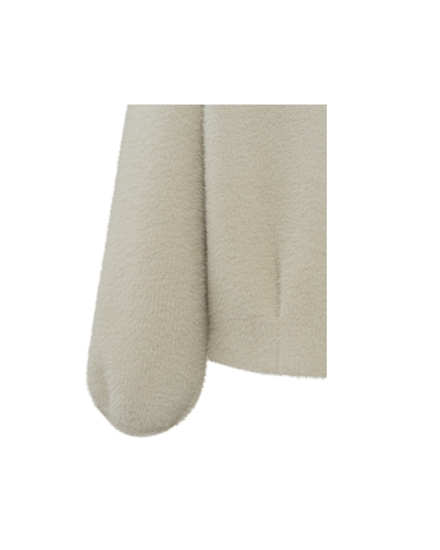 FLUFFY VEST BEIGE
