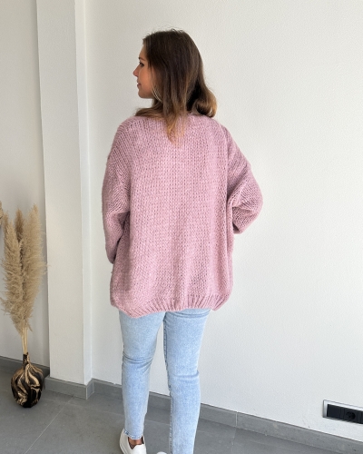 OVERSIZED VEST JODI MAUVE