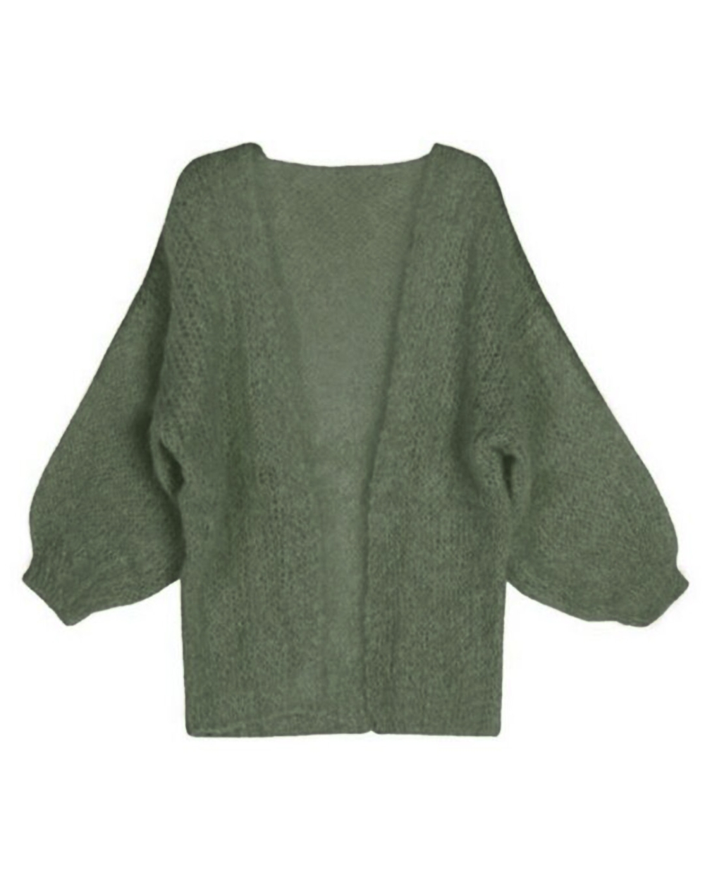 OVERSIZED VEST JODI ARMY GREEN