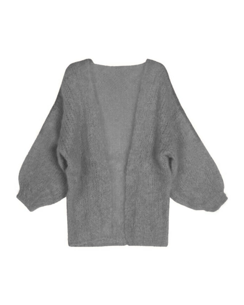 OVERSIZED VEST JODI DONKERGRIJS