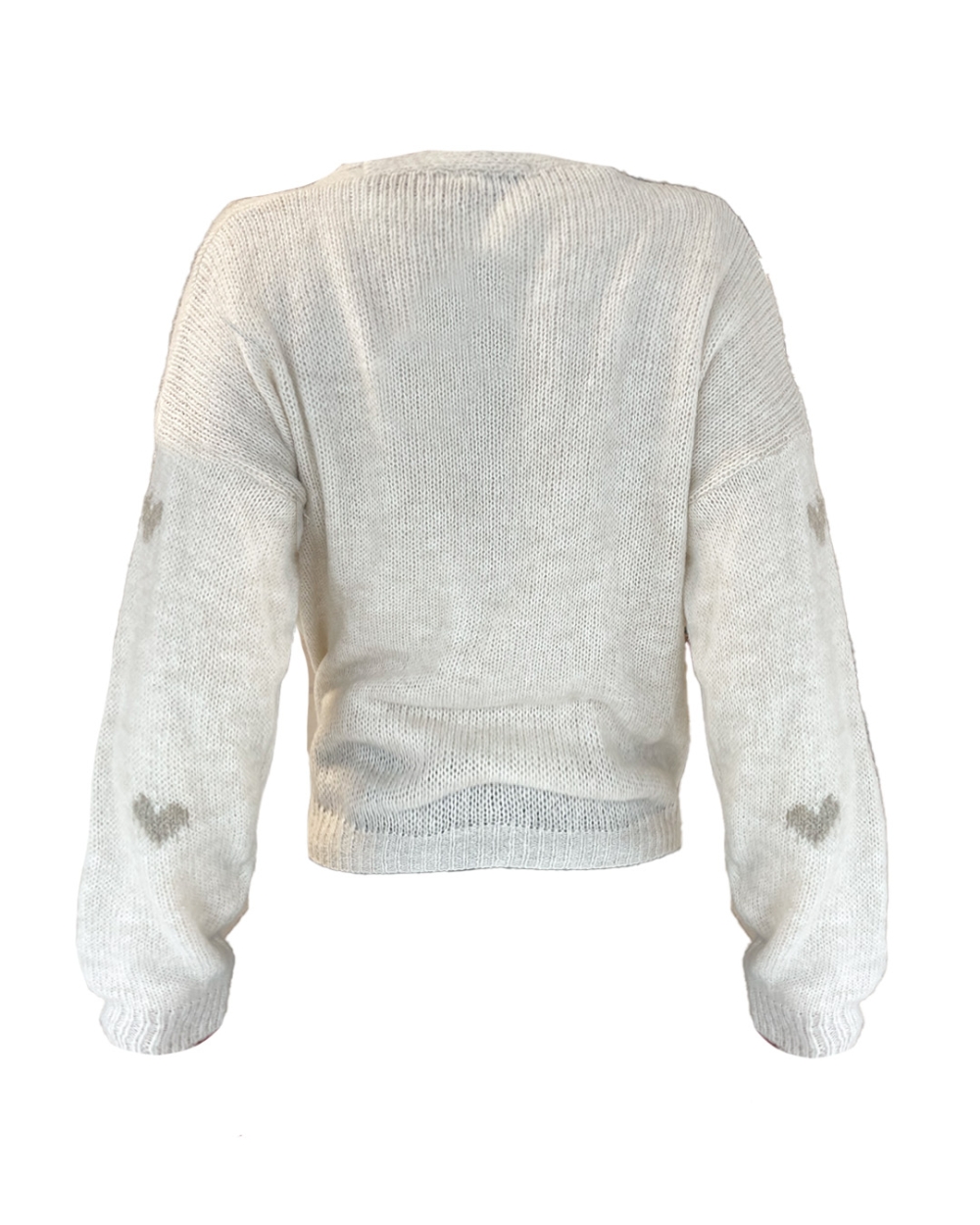 WIKKELVEST HARTJES ECRU/BEIGE