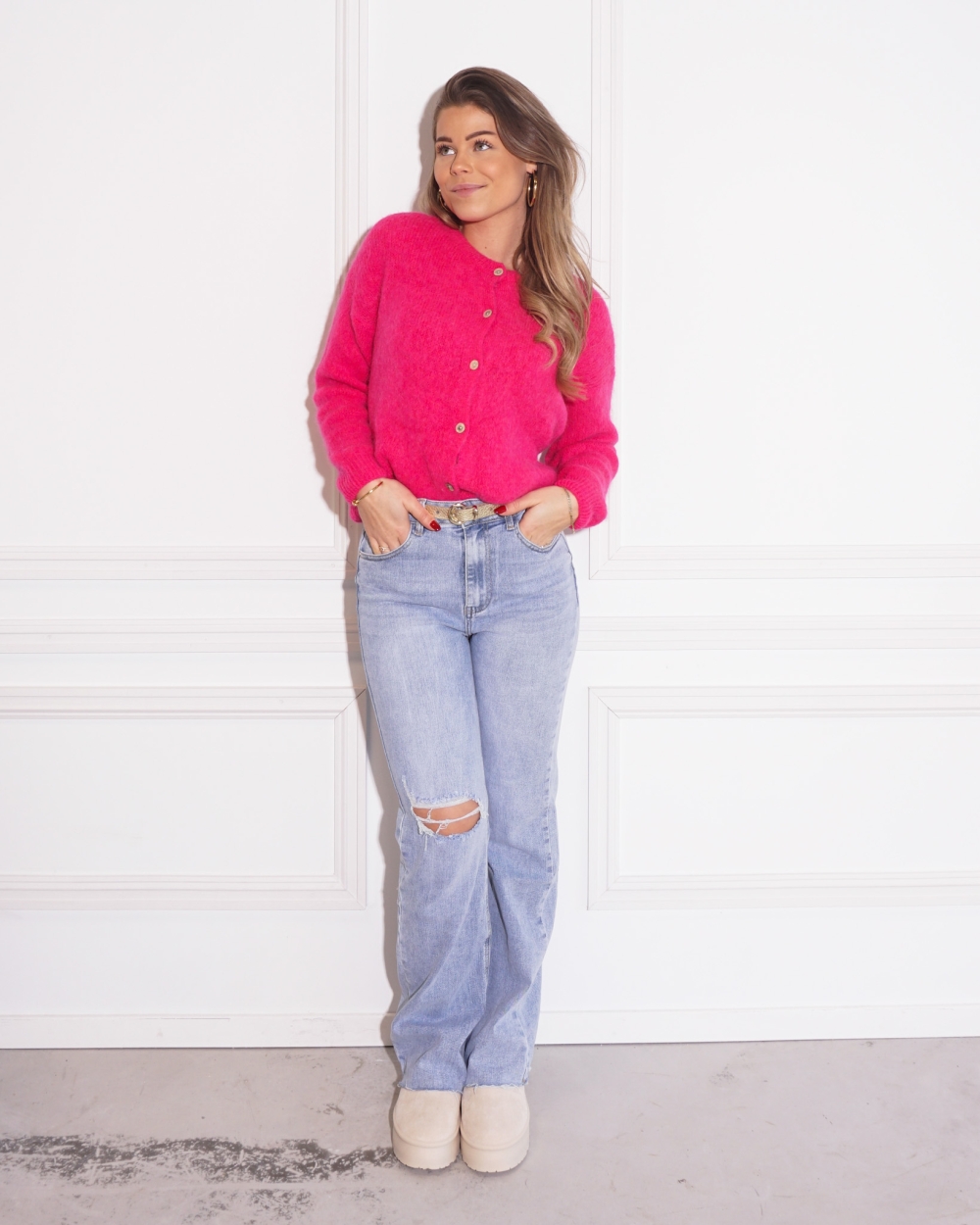 VEST LEXIE FUCHSIA