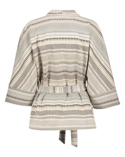 KIMONO MET STREPEN ZAND