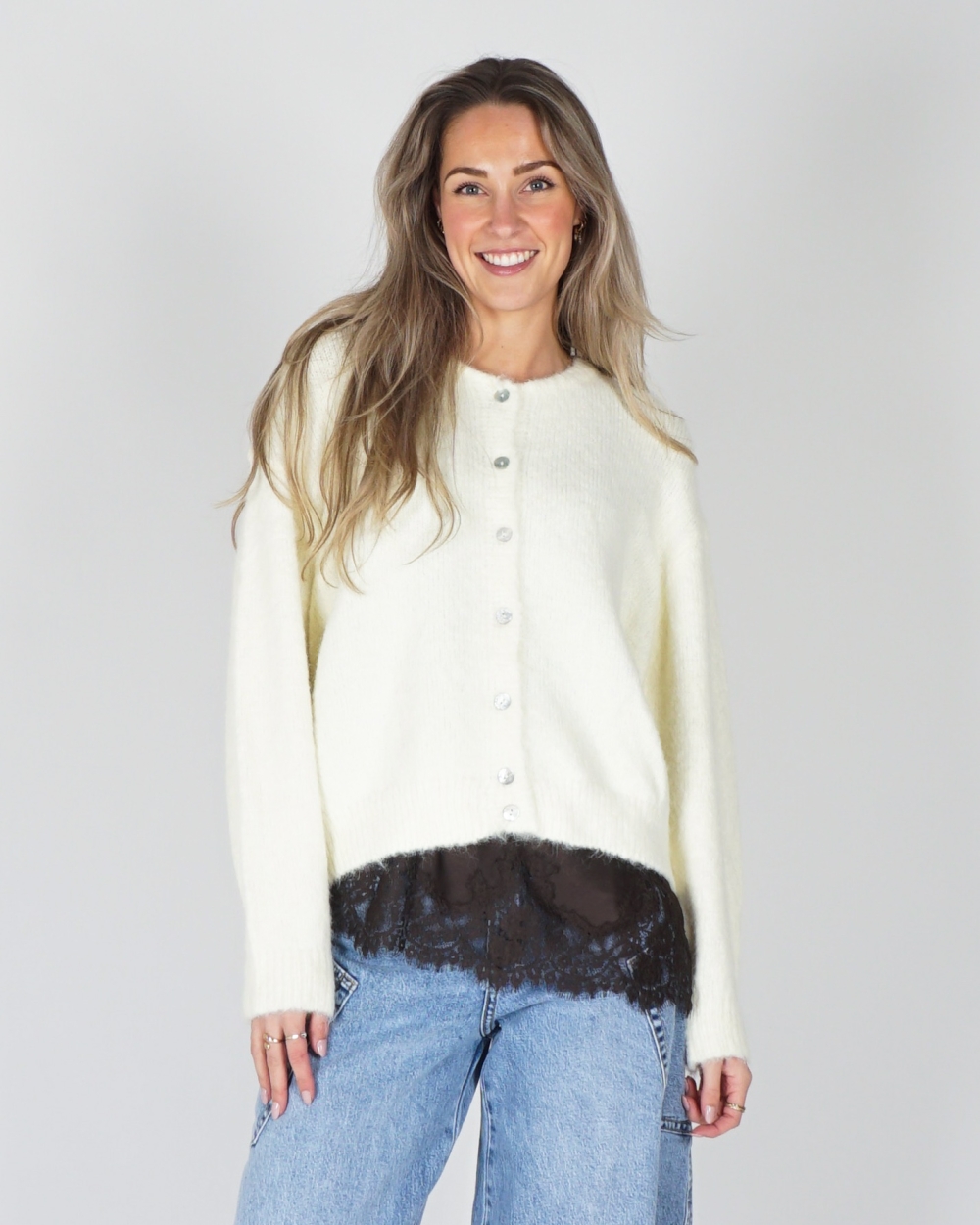VEST BASIC MIA LICHTGEEL