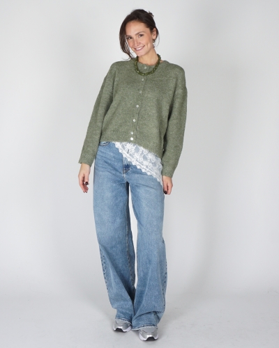 BASIC VEST MIA GROEN
