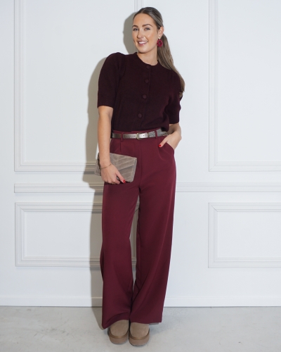 VEST TRUDY BORDEAUX 