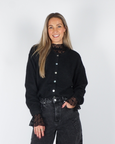 VEST BASIC MIA ZWART