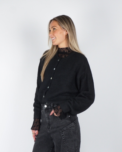 VEST BASIC MIA ZWART