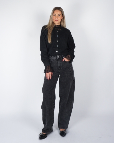 VEST BASIC MIA ZWART