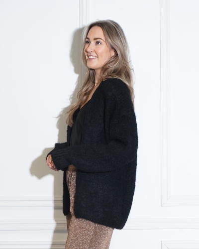 VEST LEILA ZWART