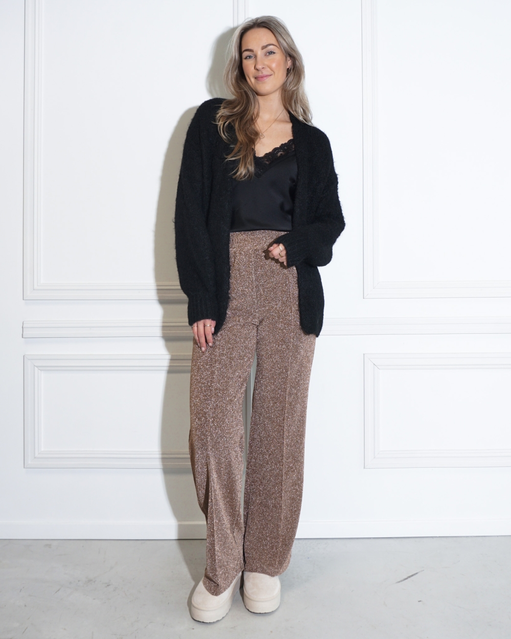 VEST LEILA ZWART