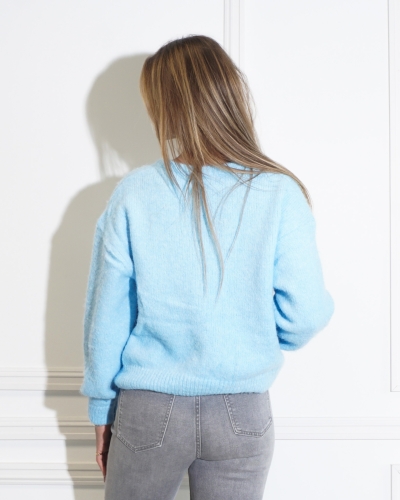 VEST BASIC MIA BABY BLAUW