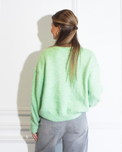VEST BASIC MIA FEL GROEN
