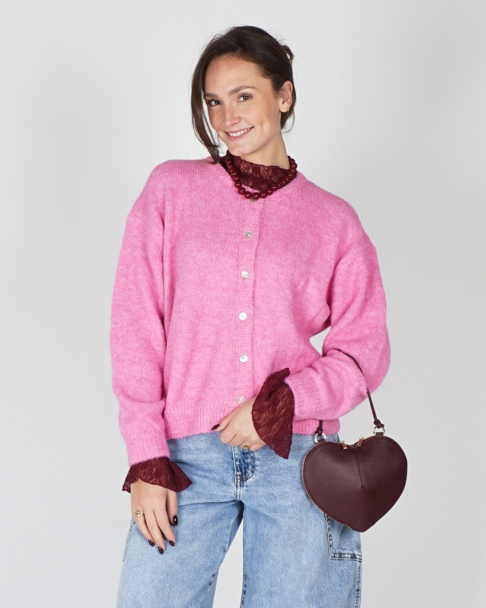 BASIC VEST MIA BARBIE ROZE