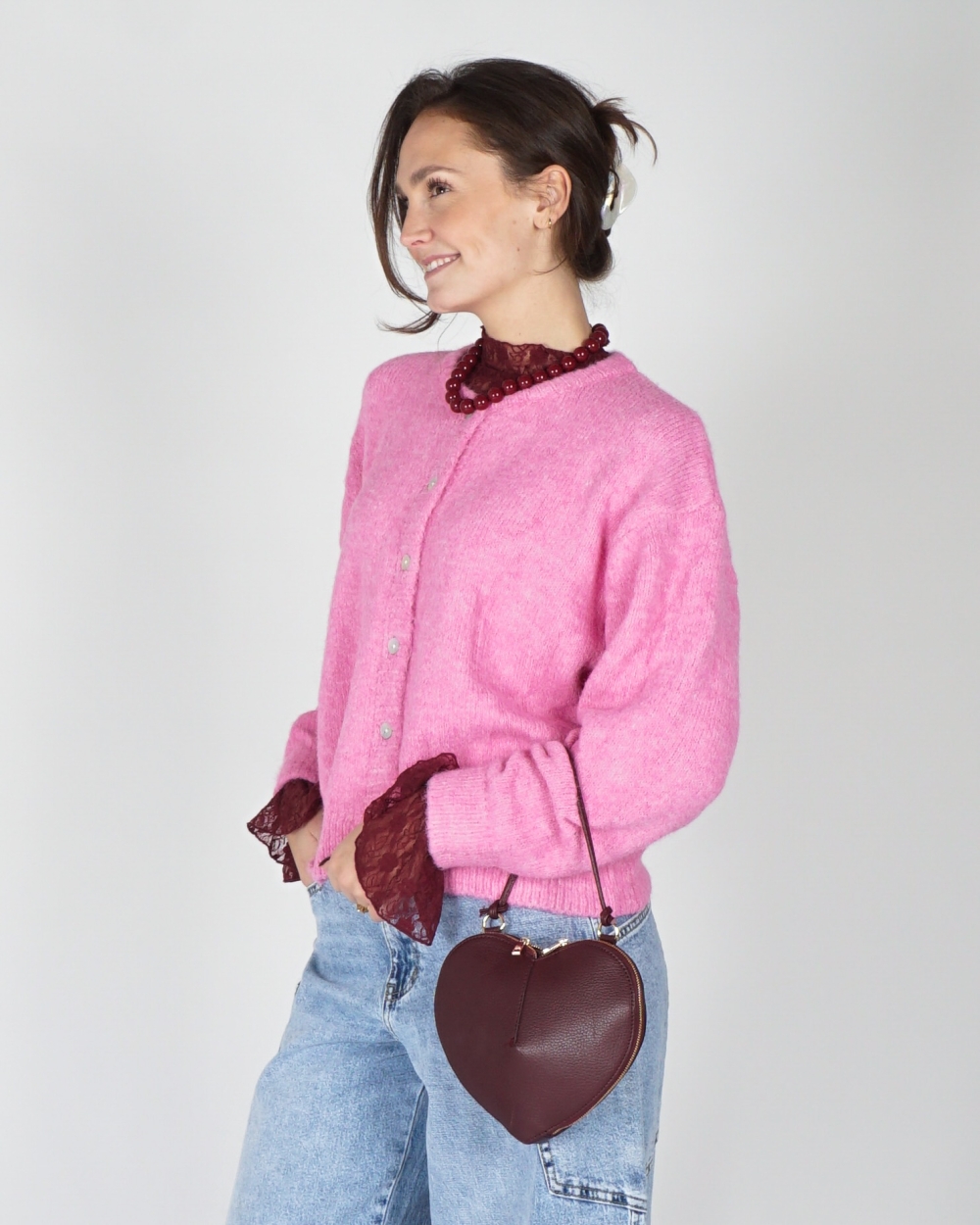 BASIC VEST MIA BARBIE ROZE