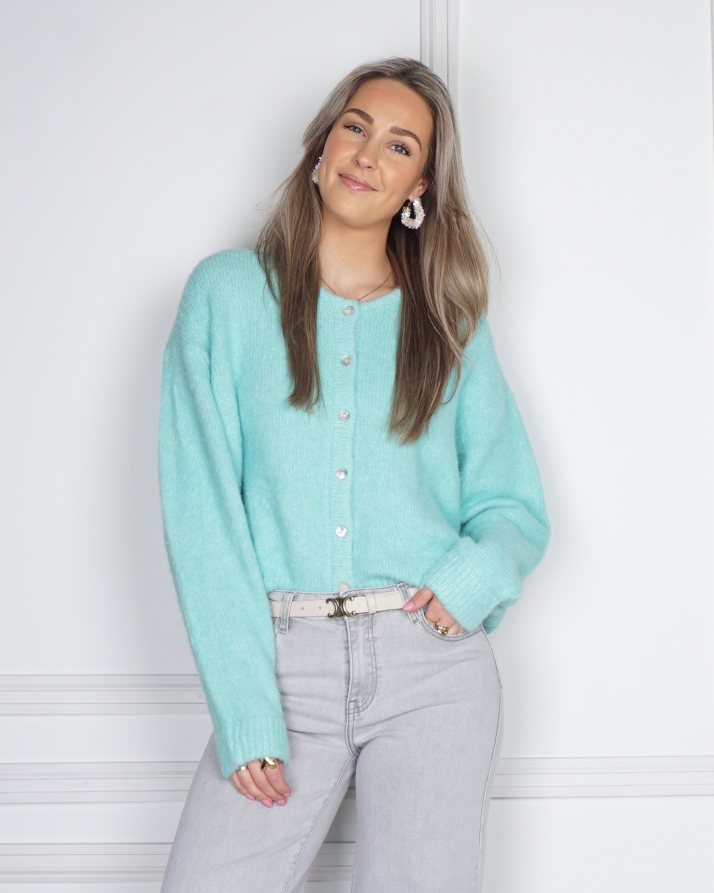 VEST BASIC MIA TURQUOISE