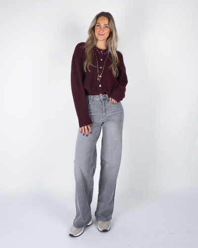 VEST BASIC MIA BORDEAUX