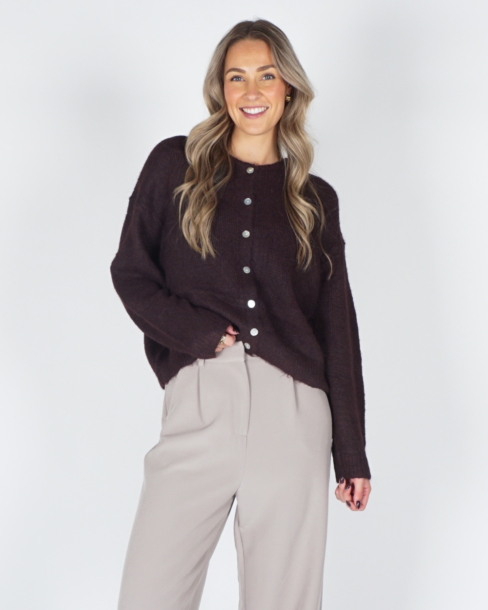 VEST BASIC MIA AUBERGINE