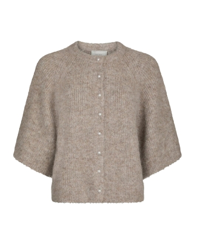 FLUFFY VEST AMAYA BEIGE