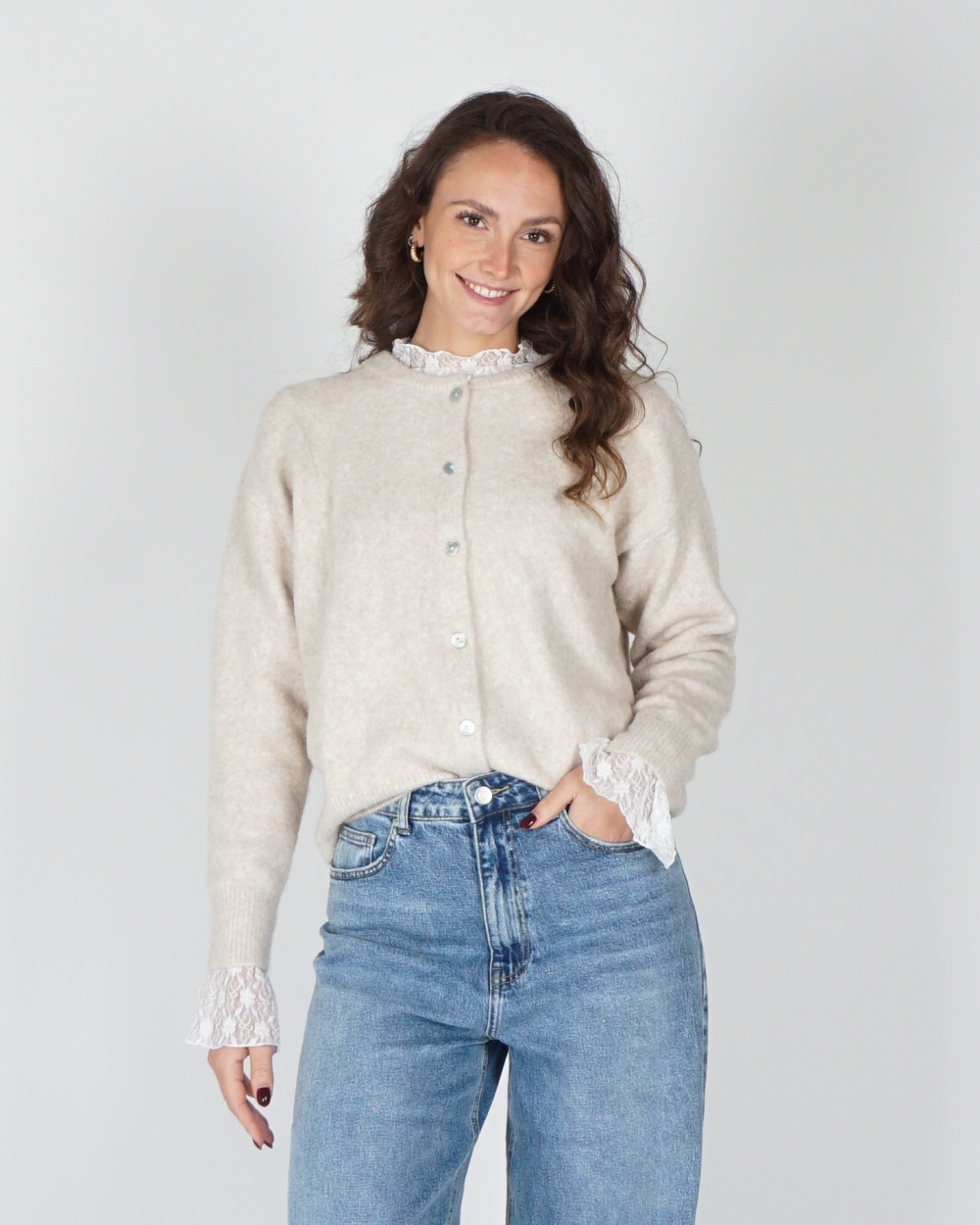BASIC VEST MAUD ECRU
