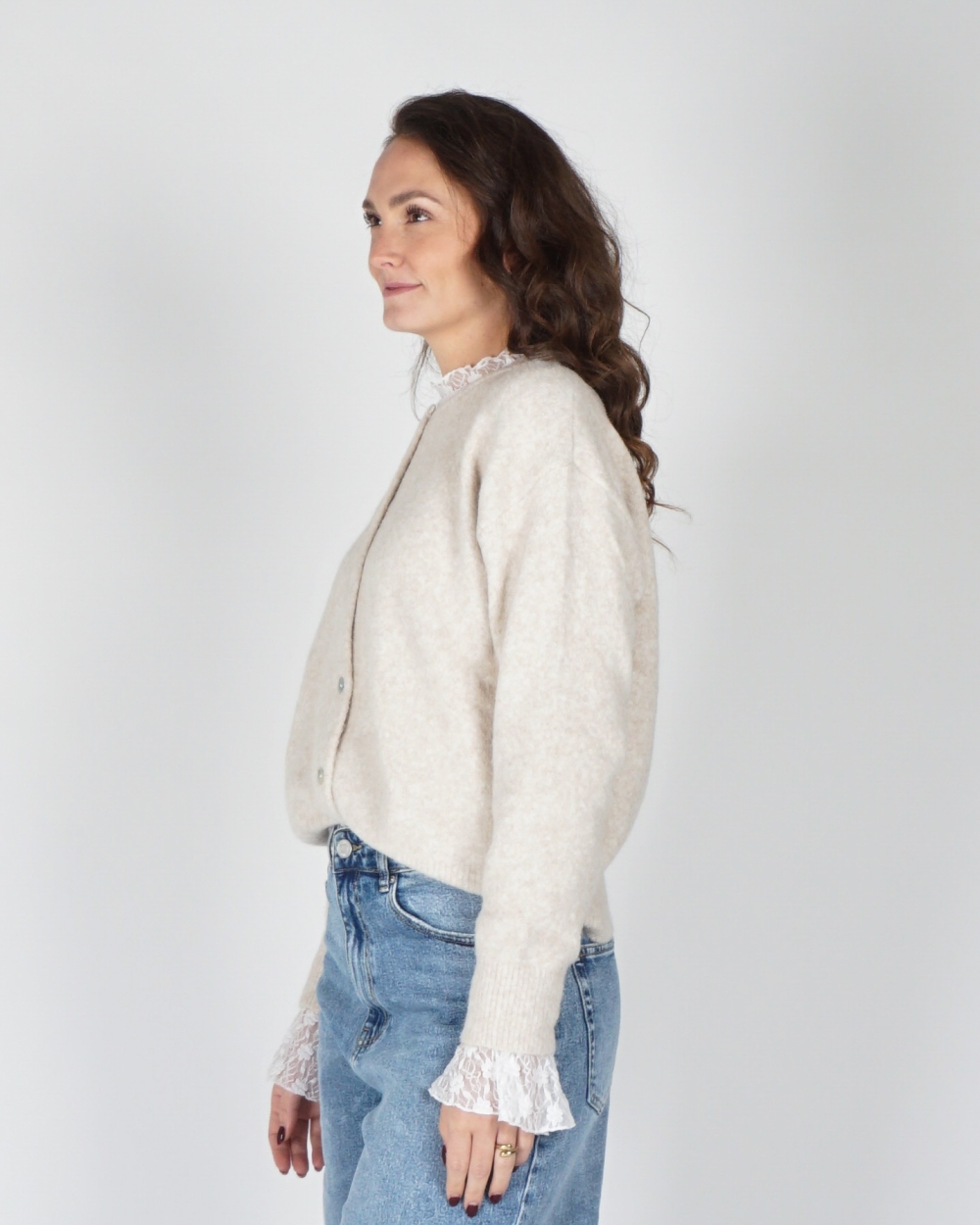 BASIC VEST MAUD ECRU