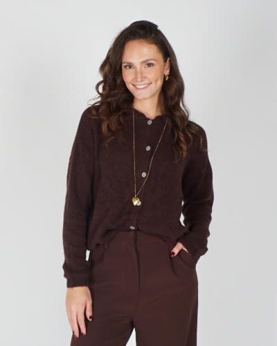 Gossip POLO VEST BRUIN