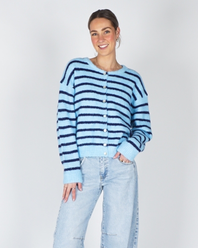 Gossip VEST MIA GESTREEPT BLAUW/NAVY