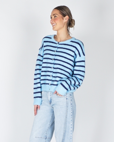 Gossip VEST MIA GESTREEPT BLAUW/NAVY