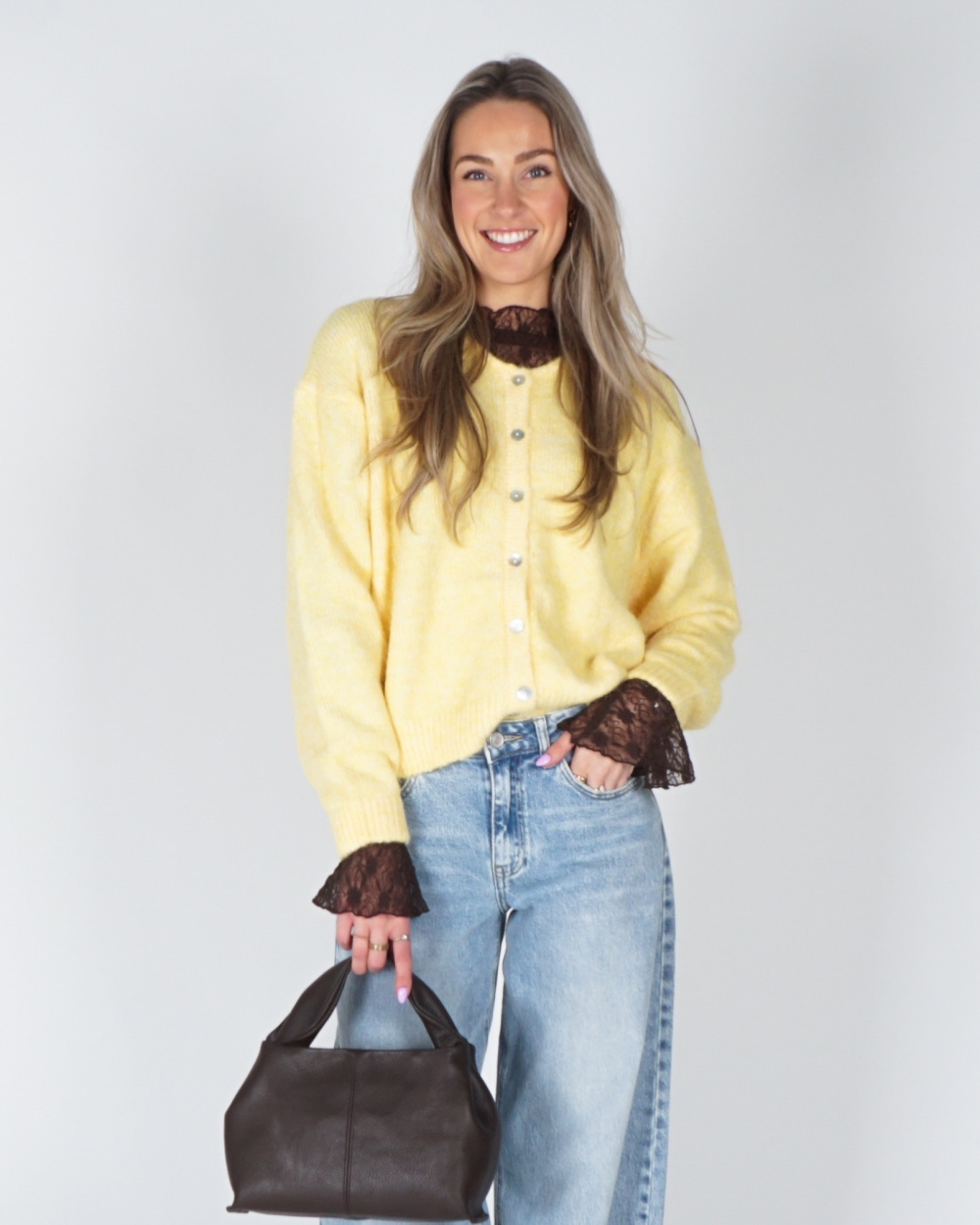 VEST BASIC MIA GEEL