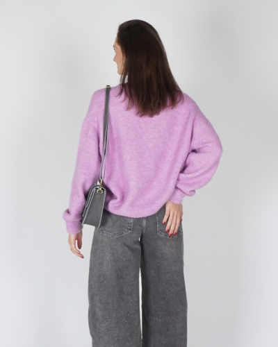 VEST BASIC MIA LILA MELANGE