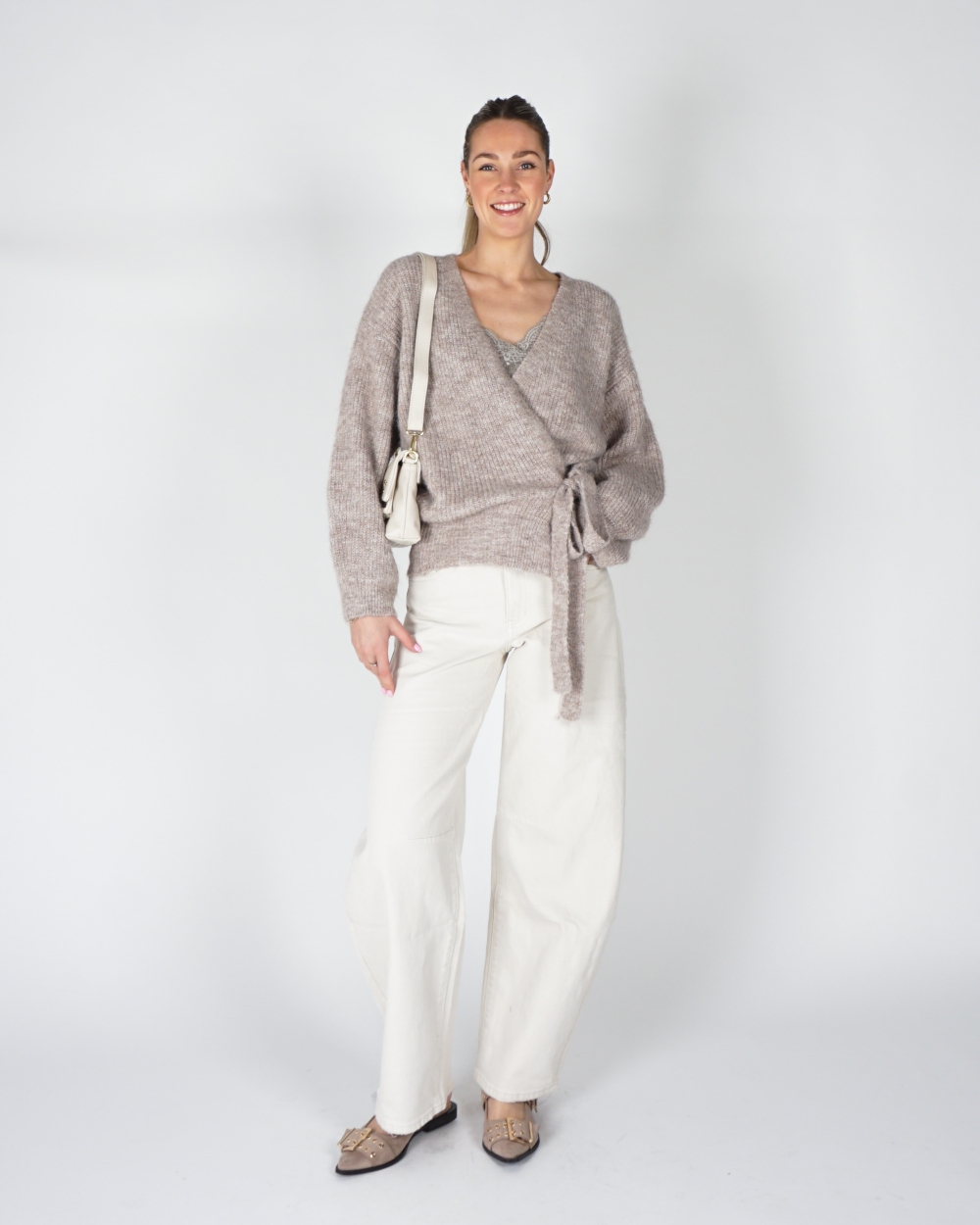 GEBREID WIKKELVEST TAUPE